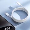 60W hraðhleðslu- og gagnaflutningssnúra með USB-C í USB-C tengi (1 meter)